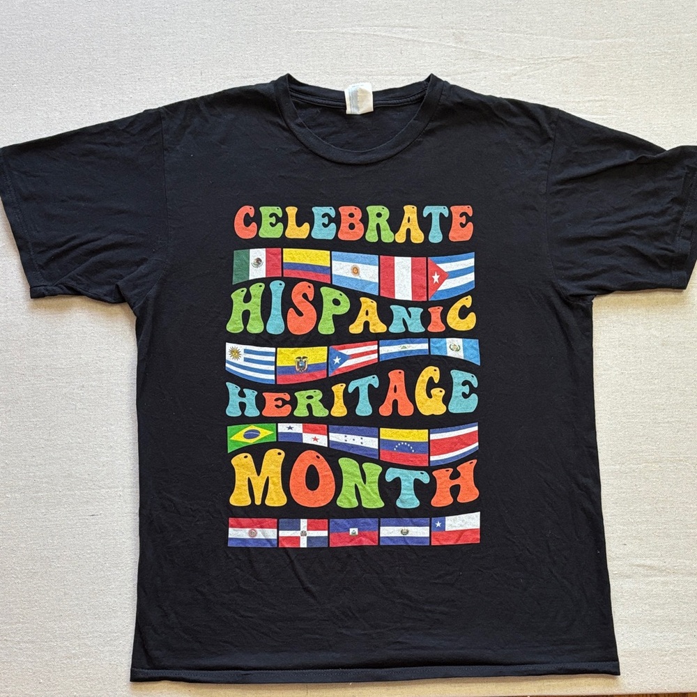 Port and Company Black Celebrate Hispanic Heritage Month Tee
